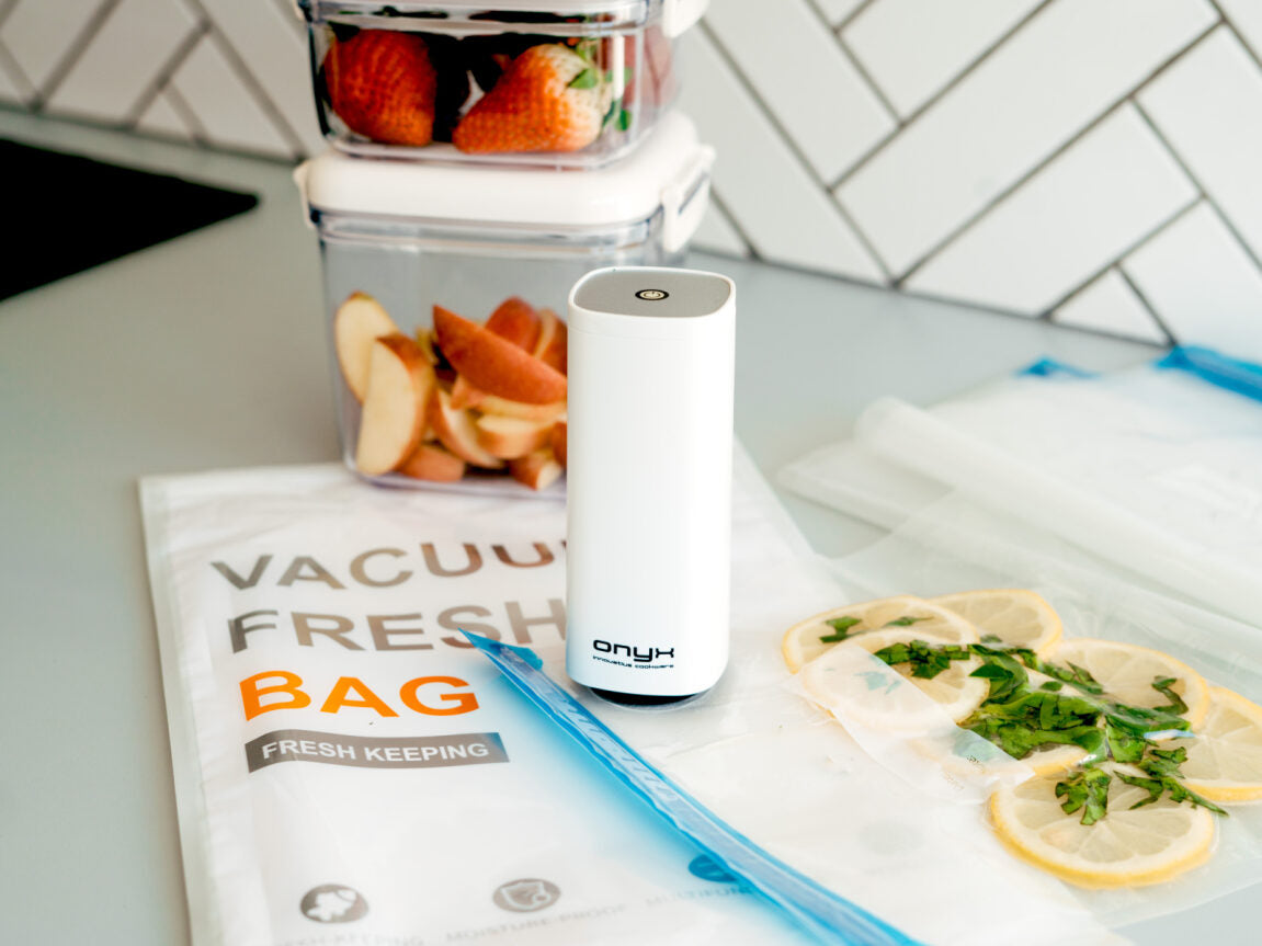 Minder voedselverspilling met een vacuümset van ONYX Cookware