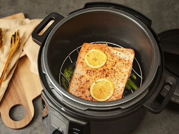Aziatisch gestoomde zalm uit de Multikoker – licht, lekker en supersnel