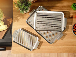 BBQ-BAK VAN ROESTVRIJ STAAL 50×30 CM - 3