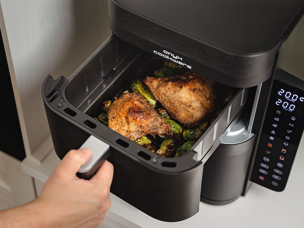 AIRFRYER - DUAL STACK 12L - ZWART - 4