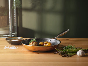 KOPER HYBRID ANTIAANBAK KOEKENPAN 28 CM - 3
