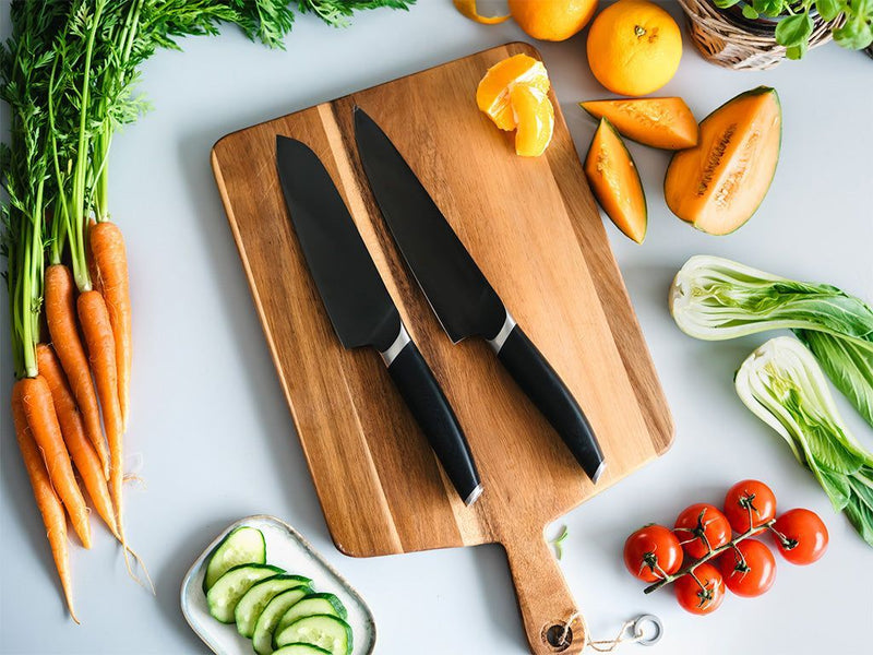 2-PIÈCES ENSEMBLE DE COUTEAUX À CHEF-NAKIRI