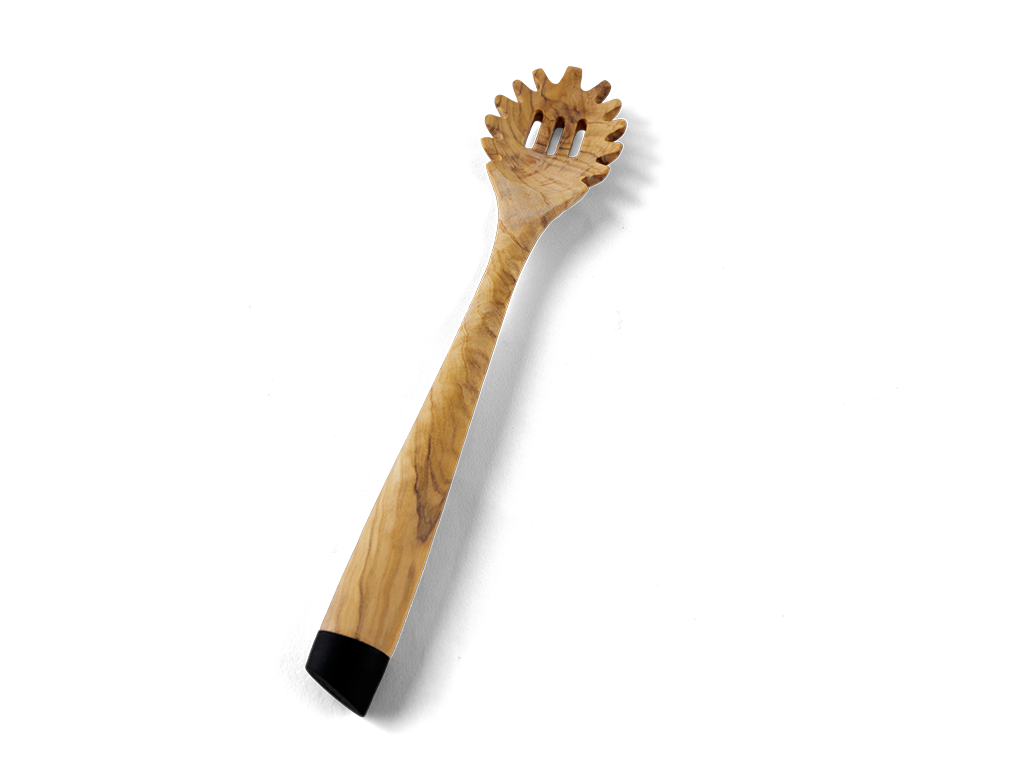 Olijfhouten pastalepel