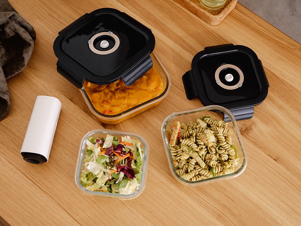 VACUÜM GLAS CONTAINER MIX SET - 6ST - 5