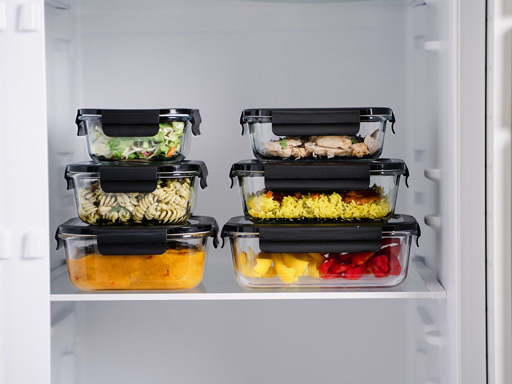 VACUÜM GLAS CONTAINER MIX SET - 6ST - 4