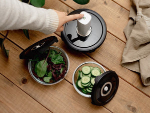 RONDE VACUÜMGLAZEN CONTAINER - COMPLETE OPSLAGSET - 3