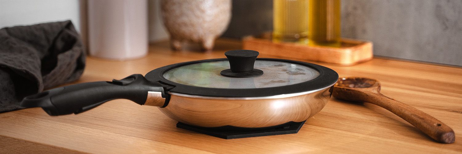 GLAZEN DEKSEL ZONDER HANDGREEP – 24 CM