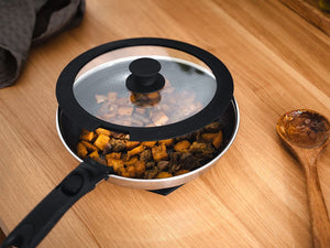 GLAZEN DEKSELSET VOOR AFNEEMBARE HANDGREEP – 24/28 CM - 5