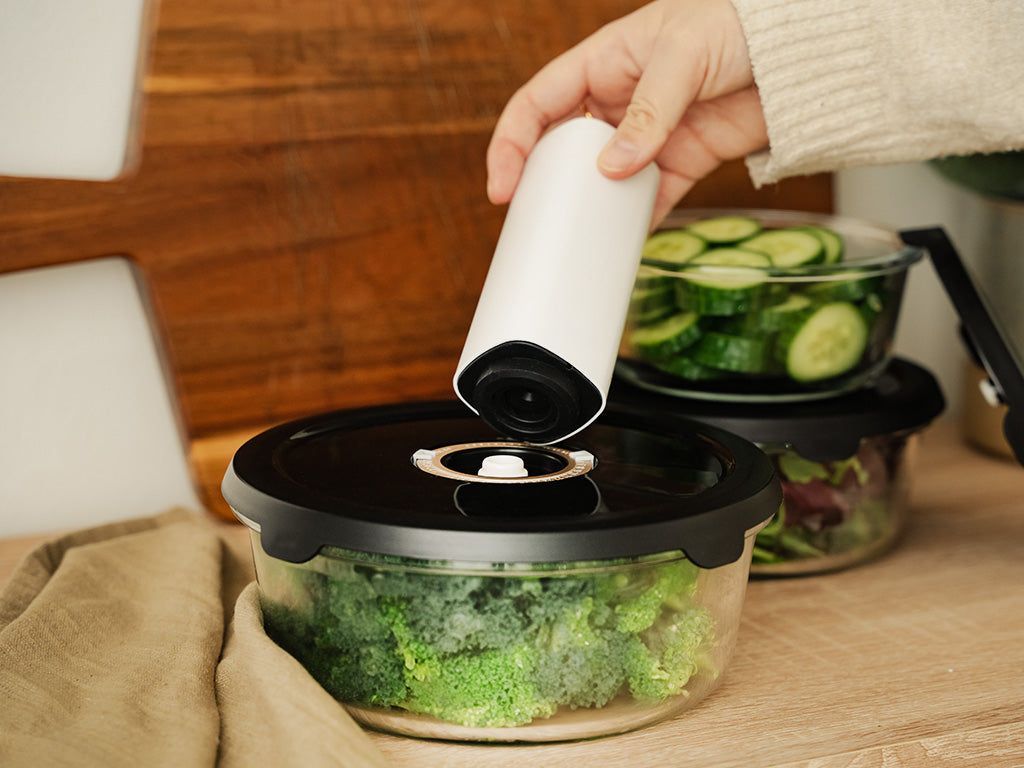 RONDE VACUÜMGLAZEN CONTAINER – 1400ML