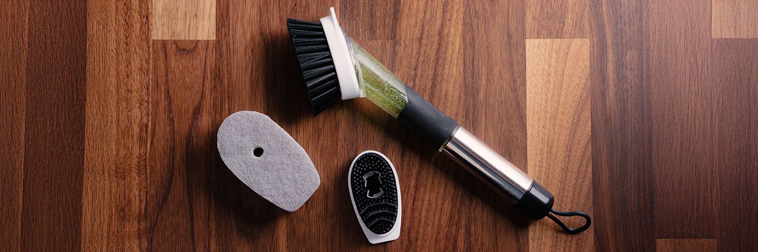 DISH BRUSH HEAD - SOFT - 4