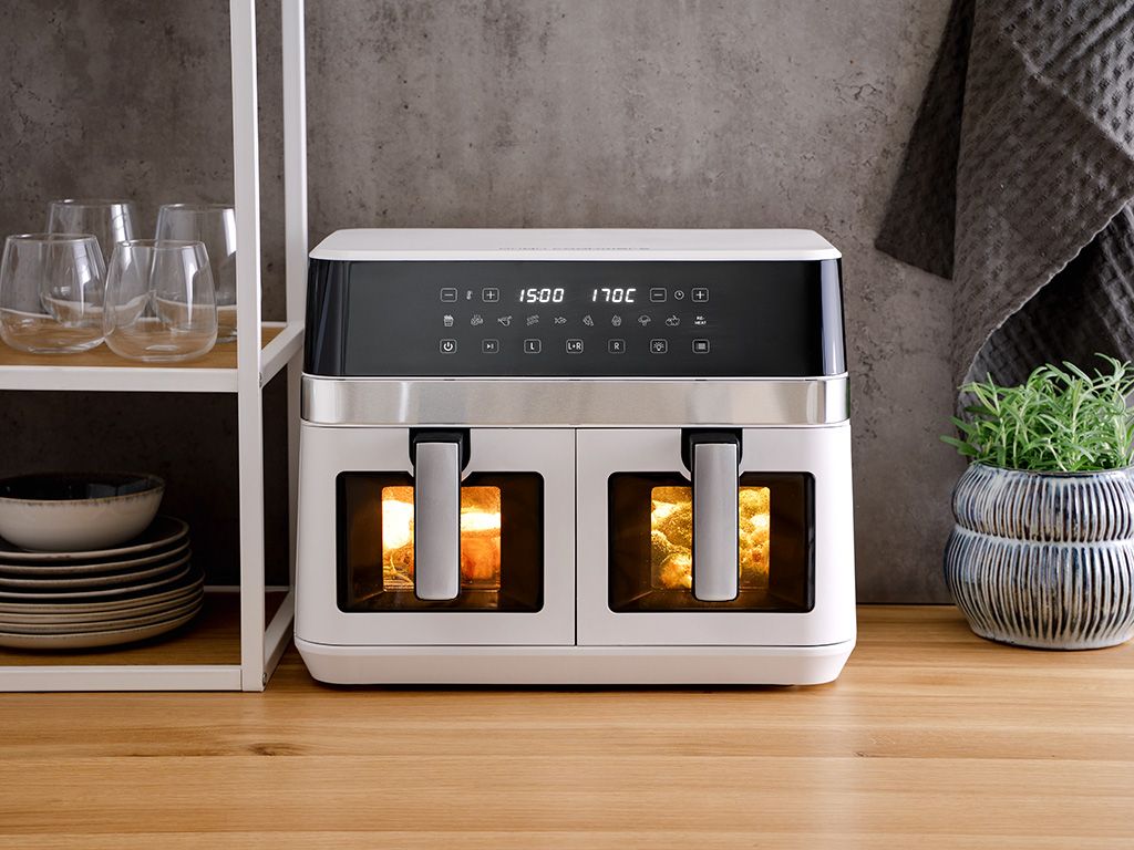 AIRFRYER - DUAL - COMPLEET SET - 4