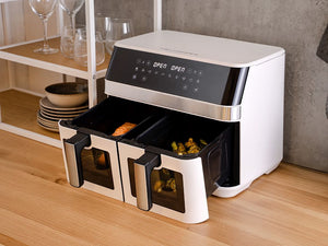 AIRFRYER - DUAL - COMPLEET SET - 3