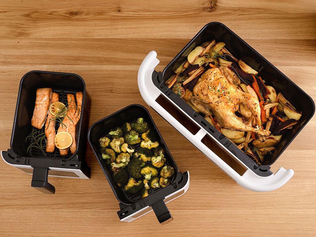 AIRFRYER - DUAL - COMPLEET SET - 14