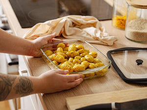 OVENBESTENDIGE GLAZEN SCHAAL - 2L - 6