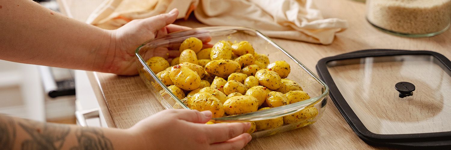 OVENBESTENDIGE GLAZEN SCHAAL - 1.6 L