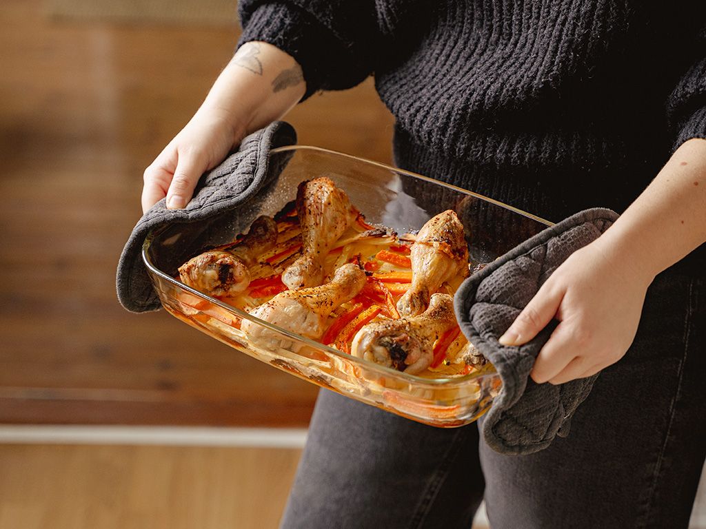 OVENBESTENDIGE GLAZEN SCHAAL- 3.6L - 4