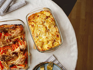 OVENBESTENDIGE GLAZEN SCHAAL - 2L - 7