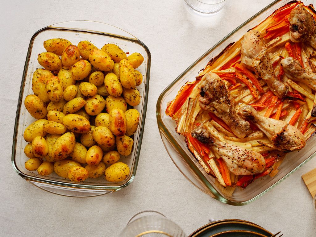 OVENBESTENDIGE GLAZEN SCHAAL - 1.6 L - 4