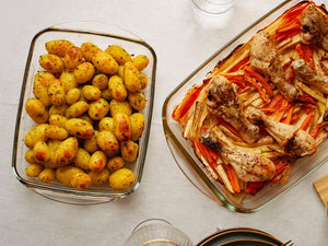 OVENBESTENDIGE GLAZEN SCHAAL - 1.6 L - 4