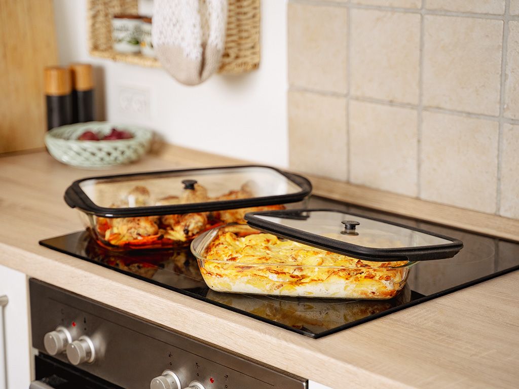 OVENBESTENDIGE GLAZEN SCHAAL - 1.6 L - 7