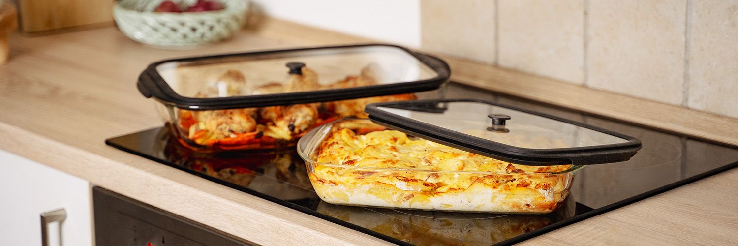 OVENBESTENDIGE GLAZEN SCHAAL- 3.6L