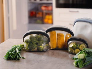 SILICONE BEWAARZAK 1000ML – 3ST