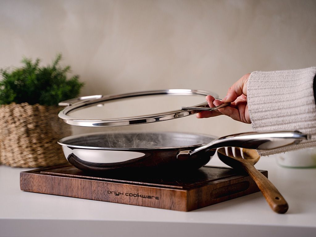 STAPELBAAR GLAZEN DEKSEL – 18 CM - 6