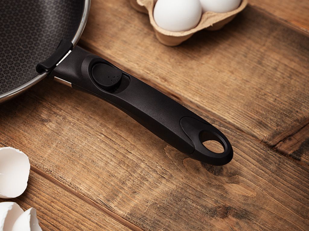 KOEKENPAN MET AFNEEMBARE HANDGREEP SET 30CM - 3