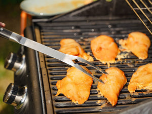 BBQ VORK VAN ROESTVRIJ STAAL - 4