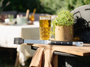 BBQ SILICONEN KWAST VAN ROESTVRIJ STAAL - 2