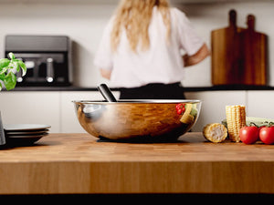 WOKPAN MET AFNEEMBARE HANDGREEP SET 30CM - 6