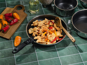 KOEKENPAN MET AFNEEMBARE HANDGREEP SET 30CM - 6