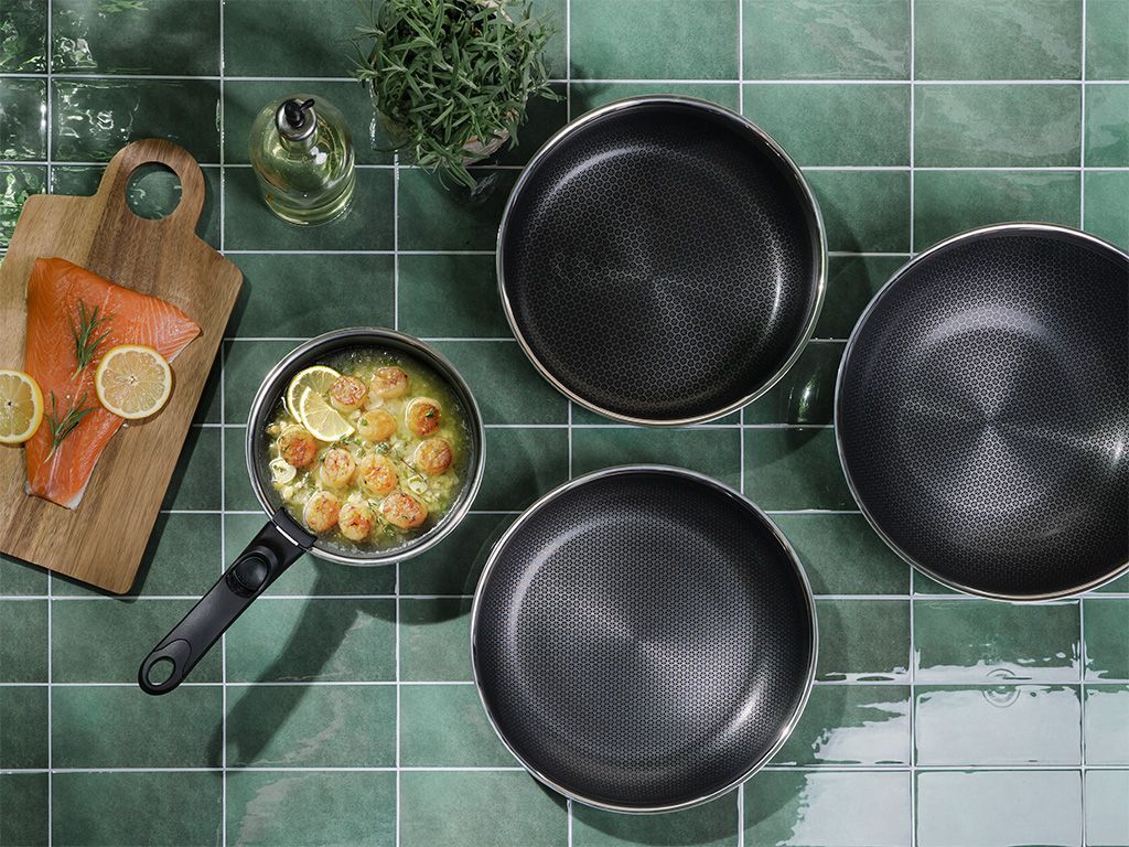 SAUSPOT MET AFNEEMBARE HANDGREEP SET 18CM - 6