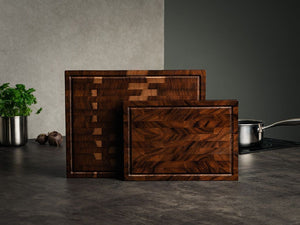 WALNOOT SNIJPLANK - 2pc - 2