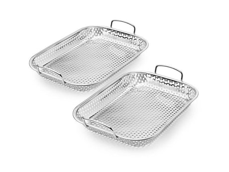 BARBECUE GRILLSCHAAL – 2 STUKS - 1