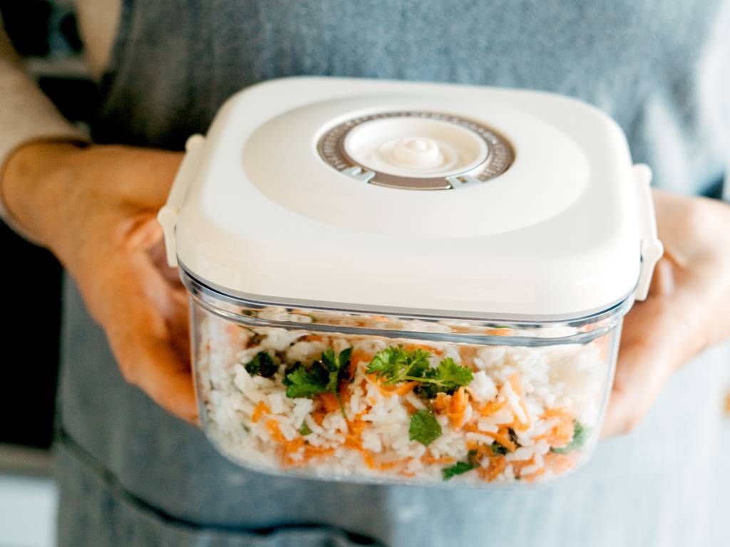 Vacuümopslaghouder-set, 1400 ml, 4 stuks - 2