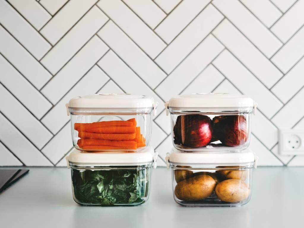 Vacuum Storage Container 1400ML Set - 4-PC - 4