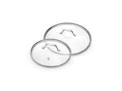 Glazen dekselset 26/28CM – 2 delen