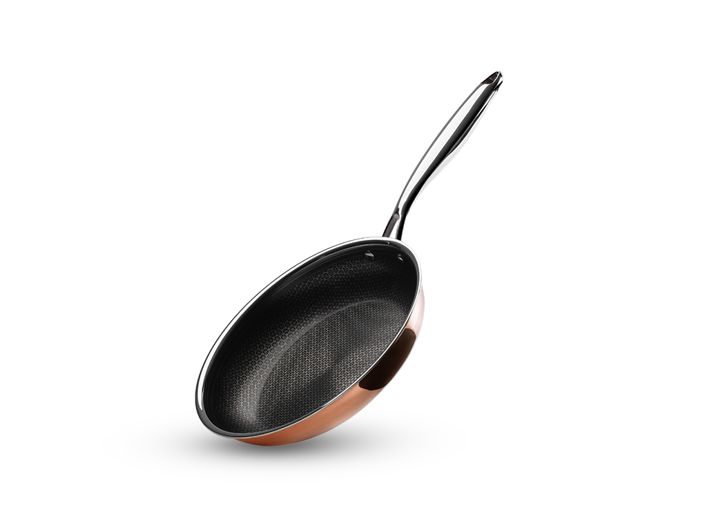 KOPER HYBRID ANTIAANBAK KOEKENPAN 24 CM - 1