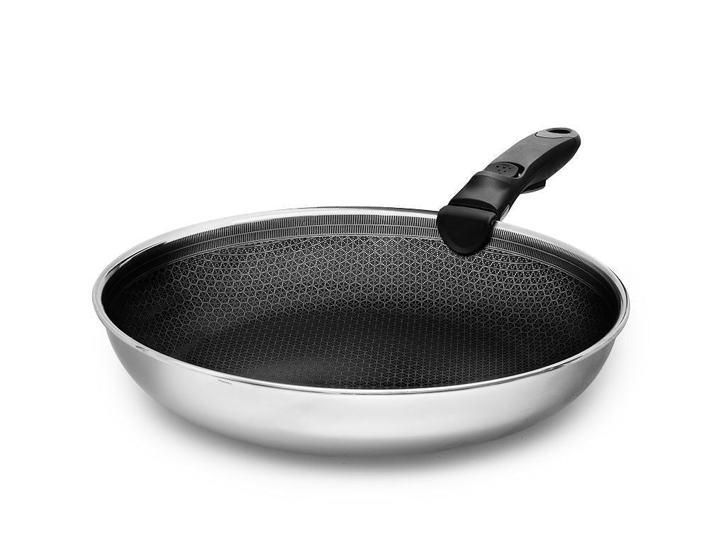 KOEKENPAN MET AFNEEMBARE HANDGREEP 28CM SET - 1