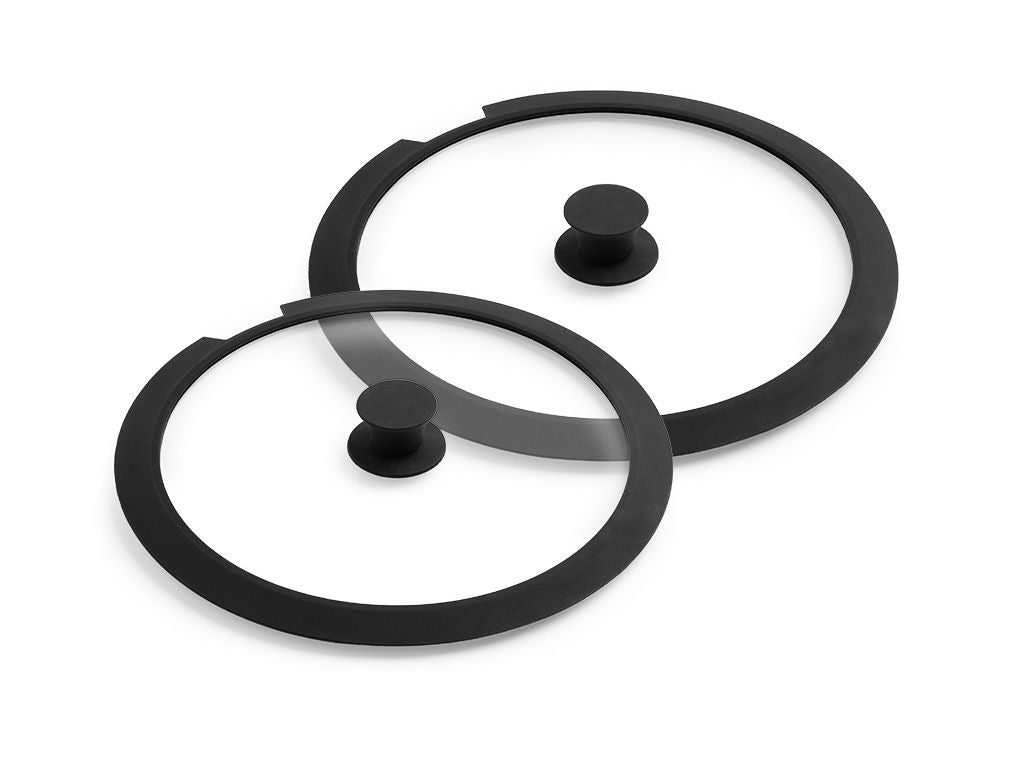 GLAZEN DEKSELSET VOOR AFNEEMBARE HANDGREEP – 24/28 CM - 1