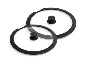 GLAZEN DEKSELSET VOOR AFNEEMBARE HANDGREEP – 24/28 CM - 1