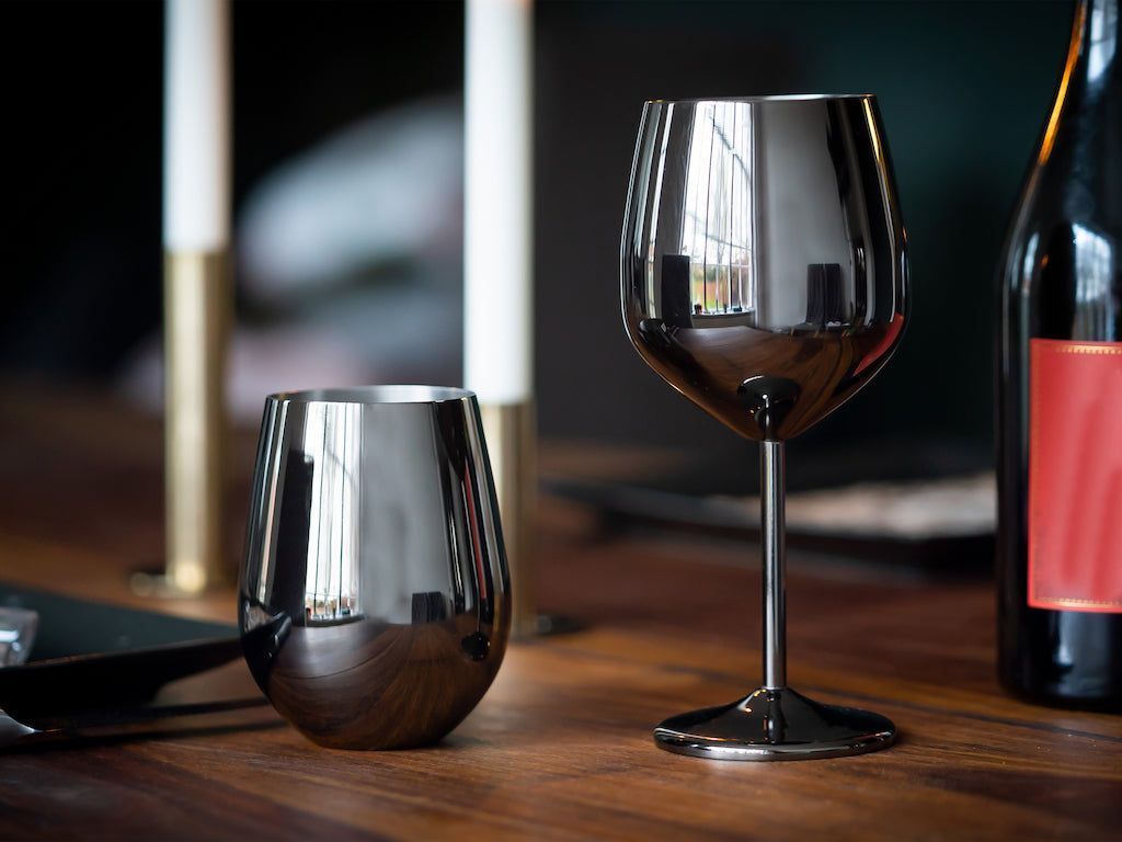 WIJNGLAS IN ROESTVRIJ STAAL SET 4-PAK - 9