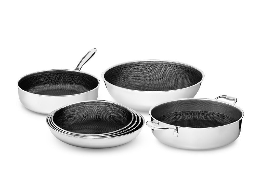 KEUKENSET MET AFNEEMBARE HANDGREEP – 7-DELEN - 1