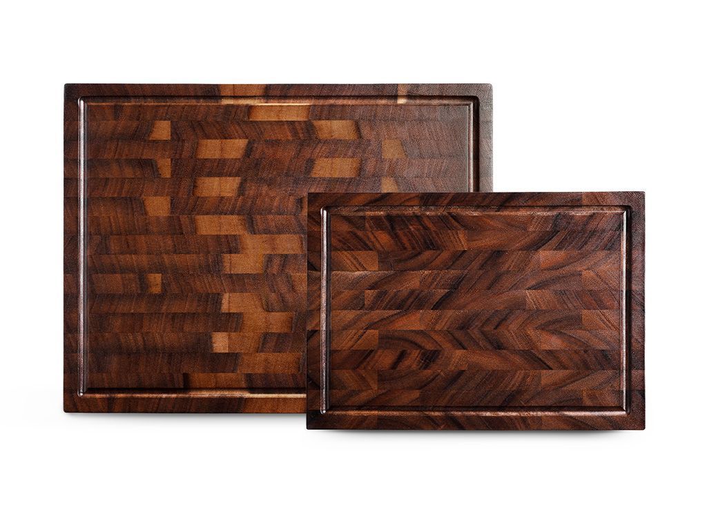 WALNOOT SNIJPLANK - 2pc - 1