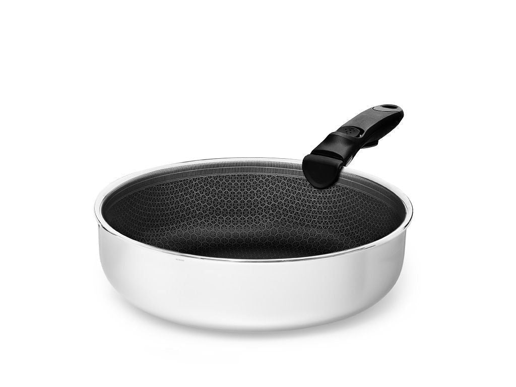 BAK PAN  MET AFNEEMBARE HANDGREEP SET 26CM - 1