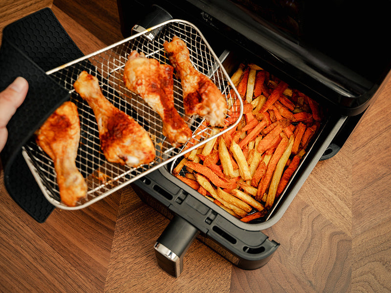 STAPELBARE AIRFRYER-RACKS DUAL