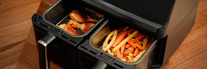 STAPELBARE AIRFRYER-RACKS DUAL