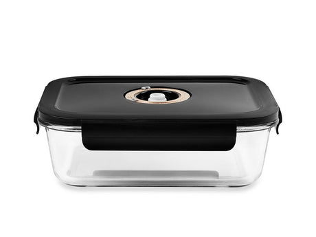 RECHTHOEKIGE VACUÜM GLAS CONTAINER - 1040ML - 1