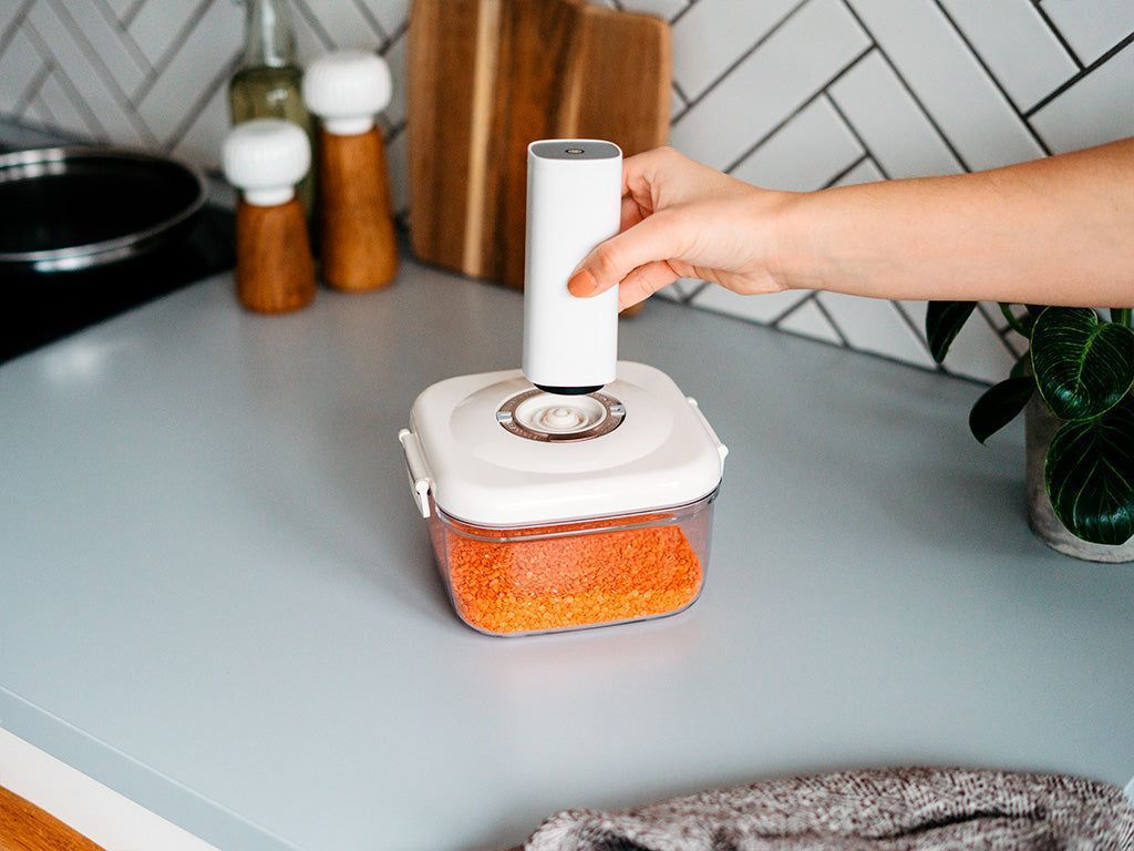 Vacuümopslaghouder-set, 1400 ml, 4 stuks - 3